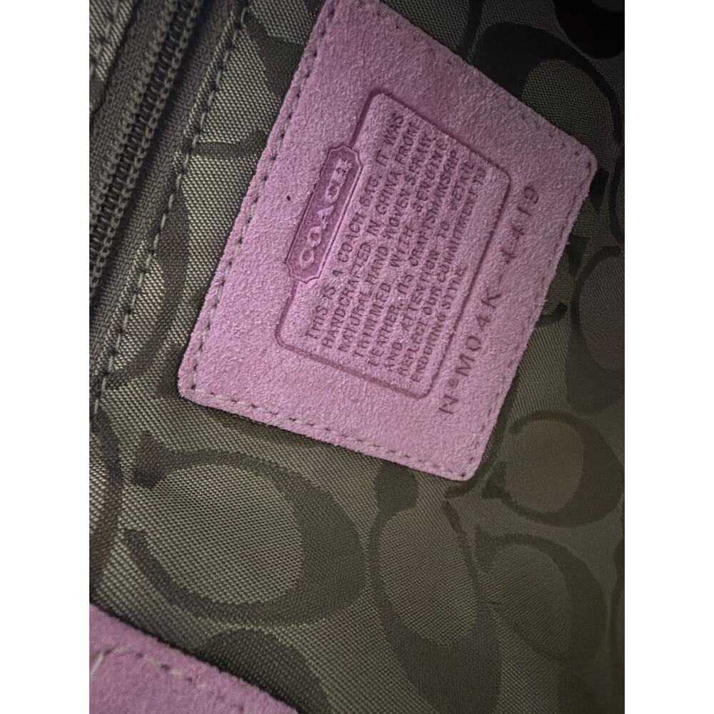 Coach Hamptons  LIMITED  EDITION 2004 straw weave metallic pink  EUC - Picture 10 of 12